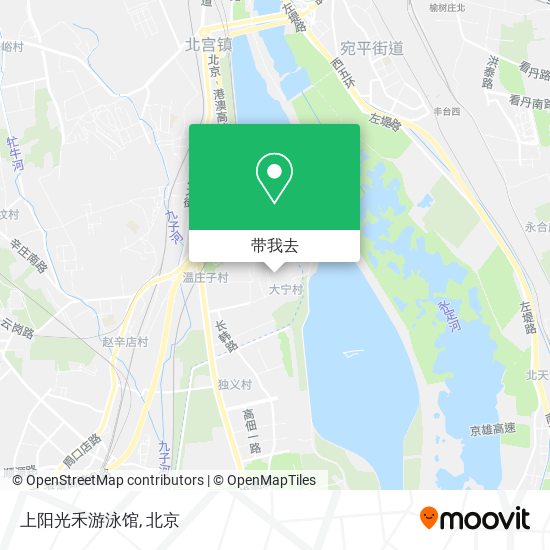 上阳光禾游泳馆地图