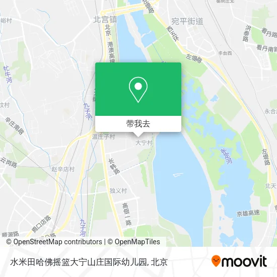 水米田哈佛摇篮大宁山庄国际幼儿园地图