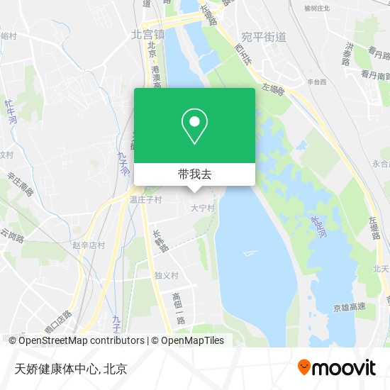 天娇健康体中心地图