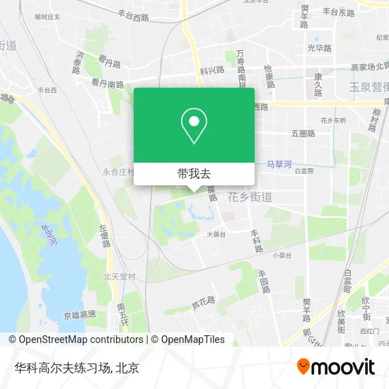 华科高尔夫练习场地图