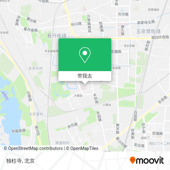 独柱寺地图