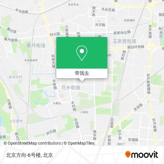 北京方向-6号楼地图
