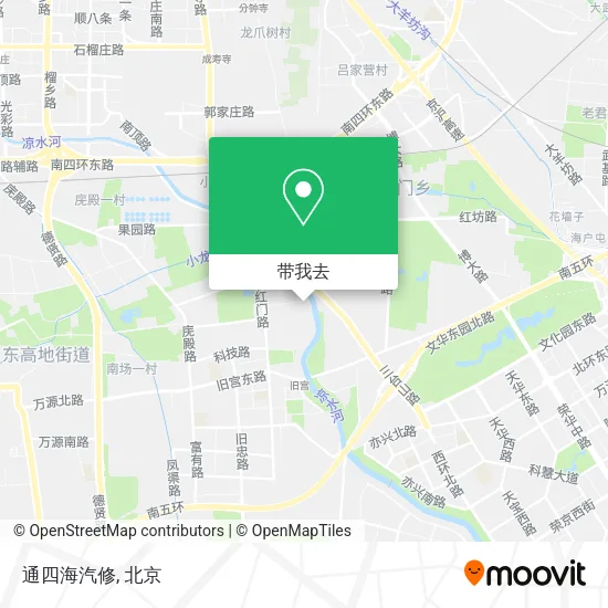 通四海汽修地图