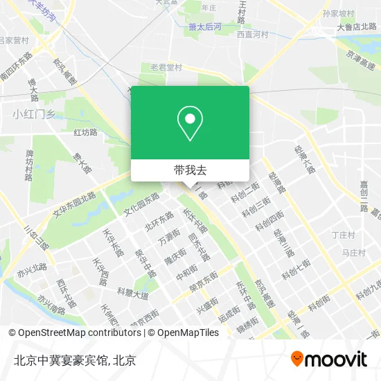 北京中冀宴豪宾馆地图