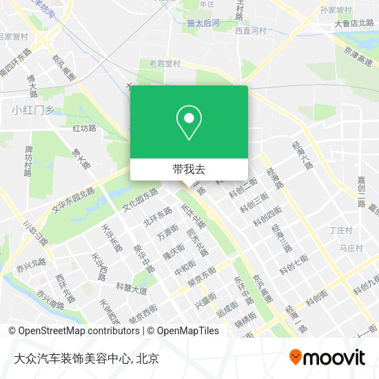 大众汽车装饰美容中心地图