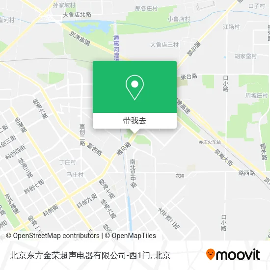 北京东方金荣超声电器有限公司-西1门地图