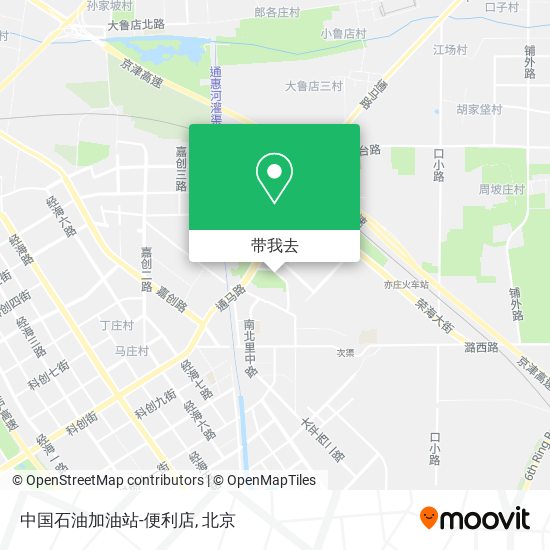 中国石油加油站-便利店地图