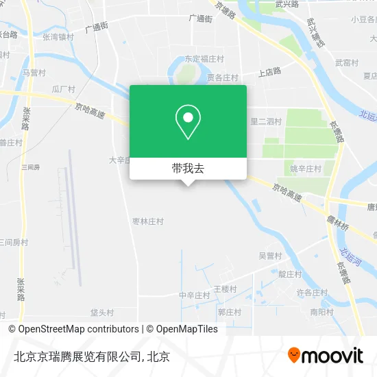 北京京瑞腾展览有限公司地图