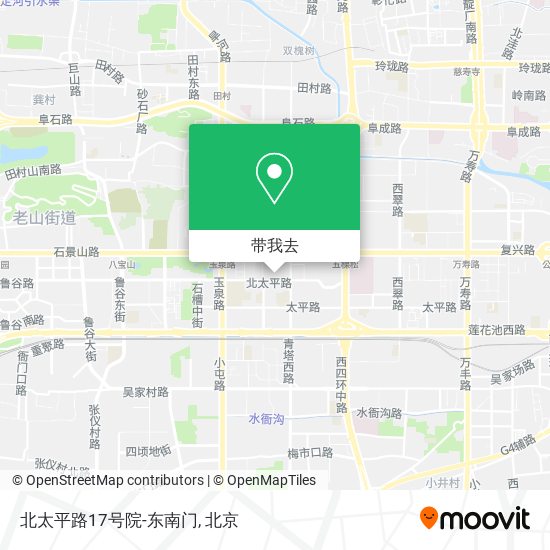 北太平路17号院-东南门地图