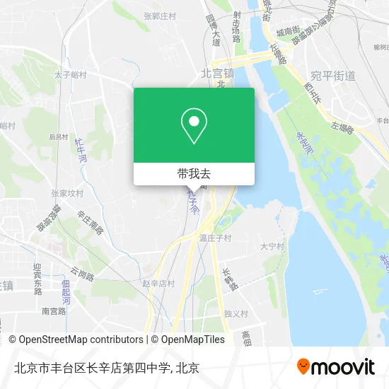 北京市丰台区长辛店第四中学地图