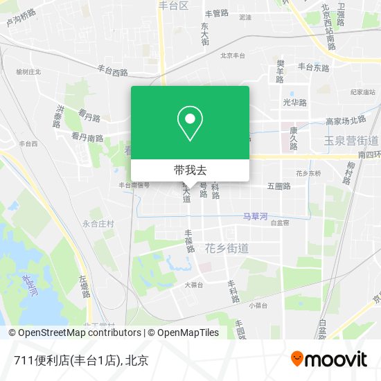 711便利店(丰台1店)地图