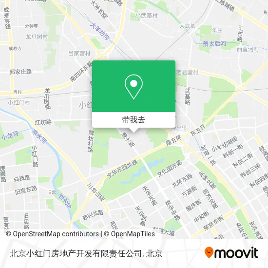 北京小红门房地产开发有限责任公司地图