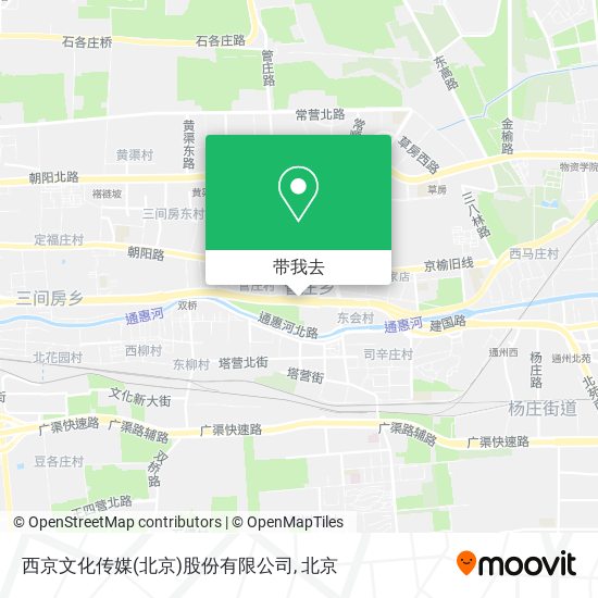 西京文化传媒(北京)股份有限公司地图