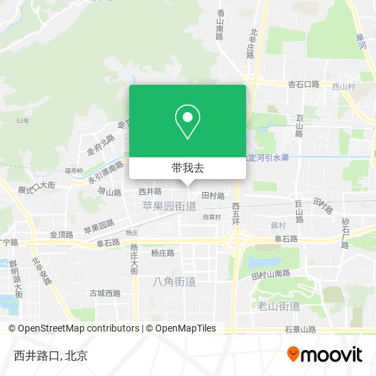 西井路口地图