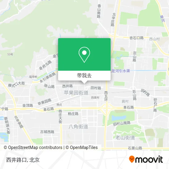 西井路口地图