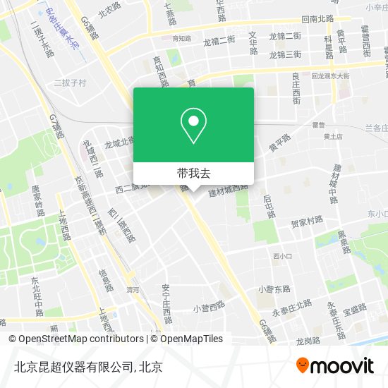 北京昆超仪器有限公司地图