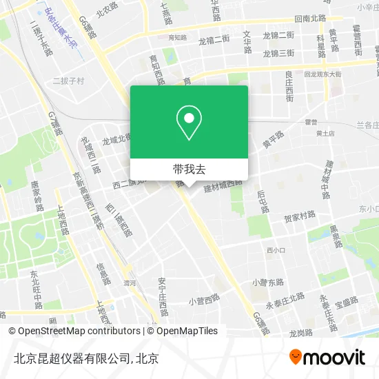 北京昆超仪器有限公司地图