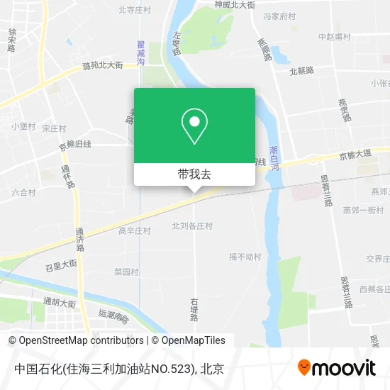 中国石化(住海三利加油站NO.523)地图