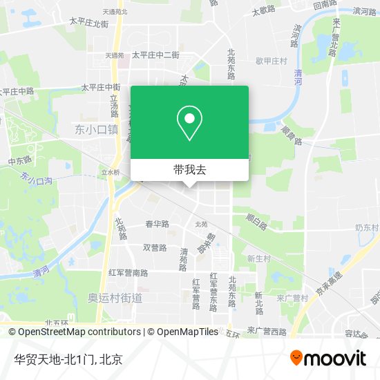 华贸天地-北1门地图