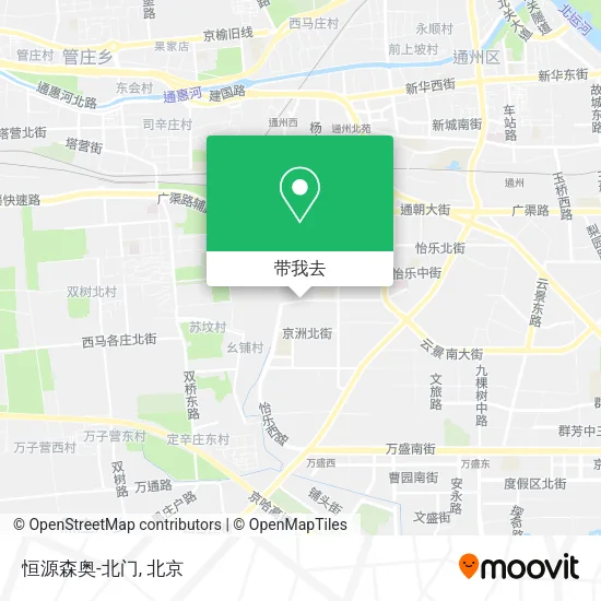 恒源森奥-北门地图