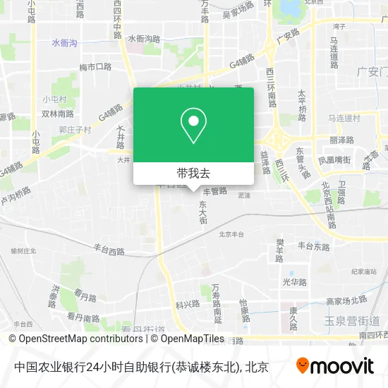 中国农业银行24小时自助银行(恭诚楼东北)地图