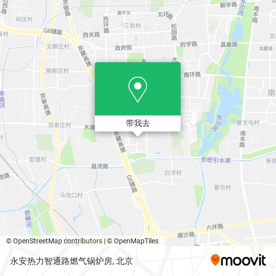 永安热力智通路燃气锅炉房地图