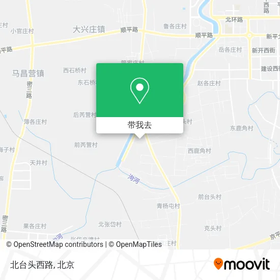 北台头西路地图