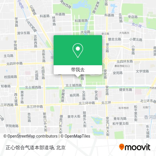 正心馆合气道本部道场地图