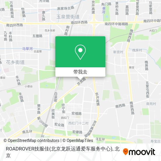 ROADROVER技服佳(北京龙跃运通爱车服务中心)地图