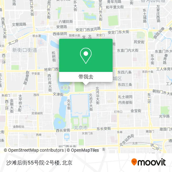 沙滩后街55号院-2号楼地图