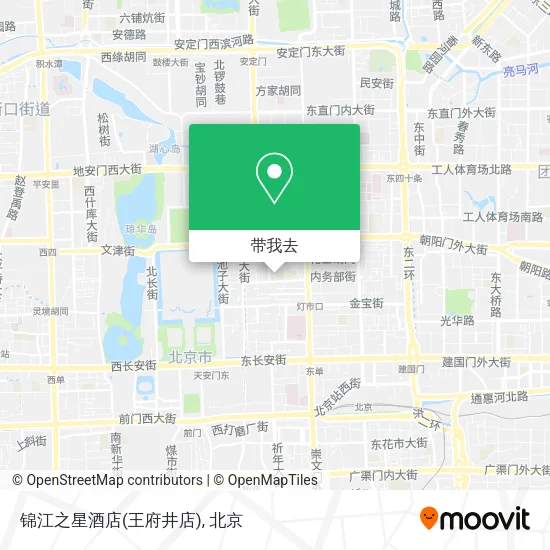 锦江之星酒店(王府井店)地图