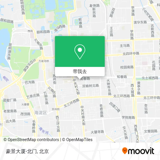 豪景大厦-北门地图