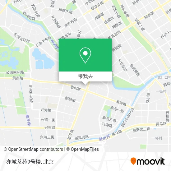 亦城茗苑9号楼地图