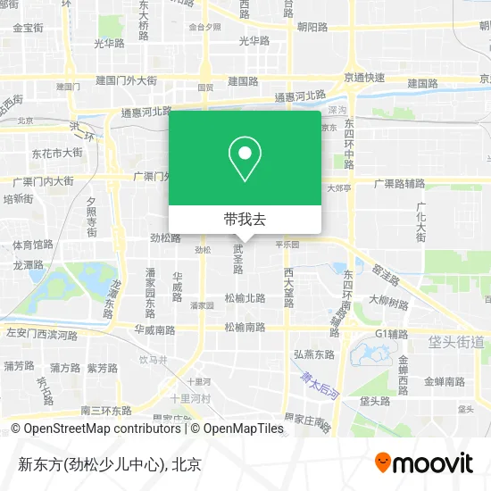 新东方(劲松少儿中心)地图