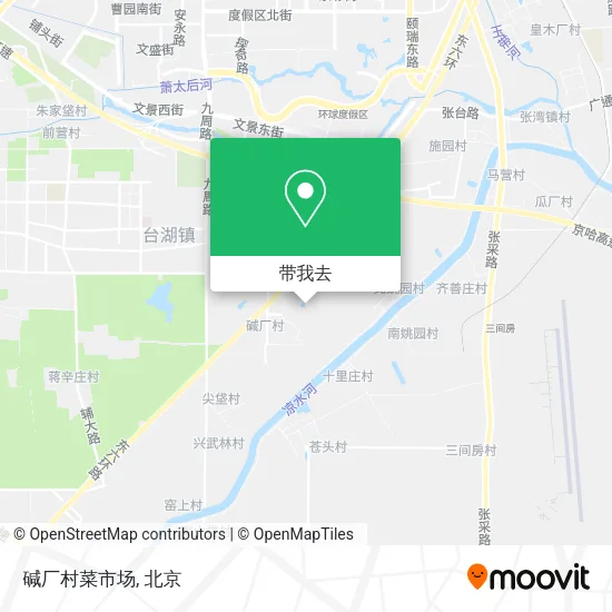 碱厂村菜市场地图
