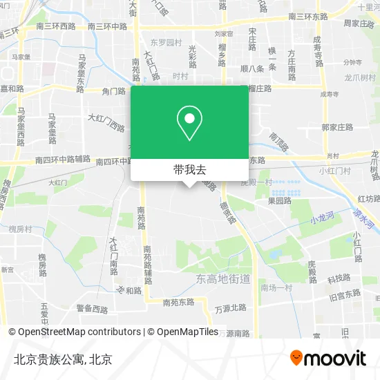 北京贵族公寓地图