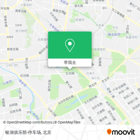 银湖俱乐部-停车场地图