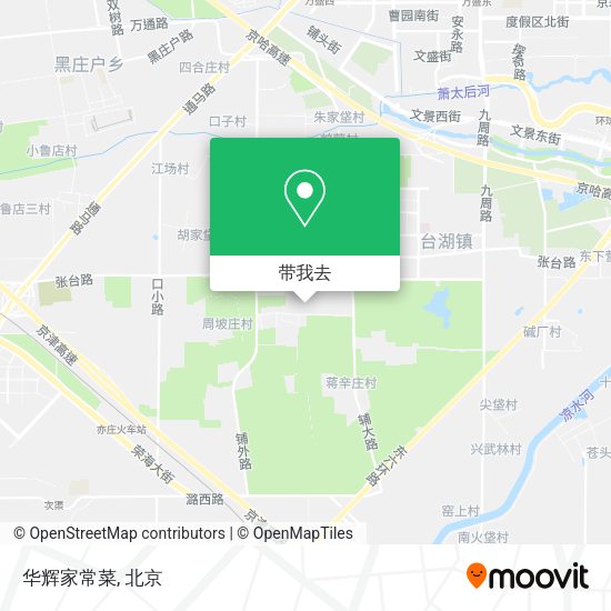 华辉家常菜地图