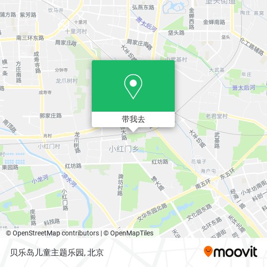 贝乐岛儿童主题乐园地图