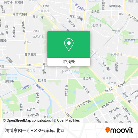 鸿博家园一期A区-2号车库地图