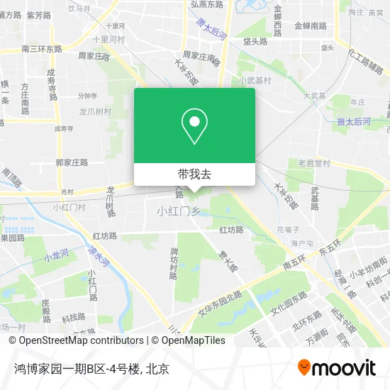 鸿博家园一期B区-4号楼地图