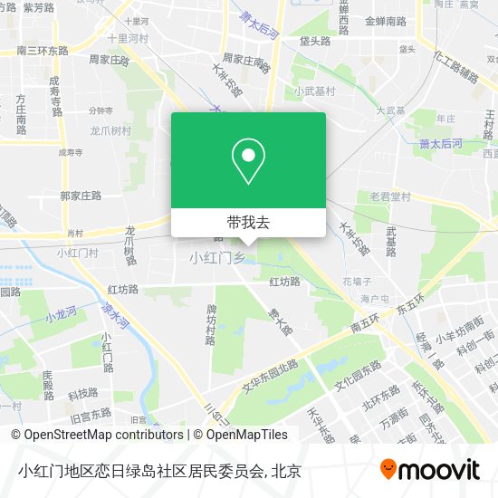 小红门地区恋日绿岛社区居民委员会地图