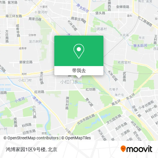 鸿博家园1区9号楼地图