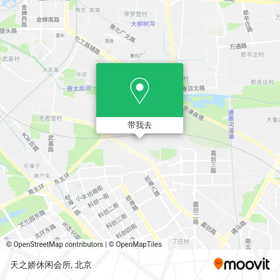 天之娇休闲会所地图