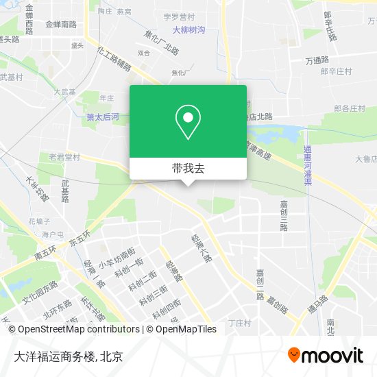 大洋福运商务楼地图