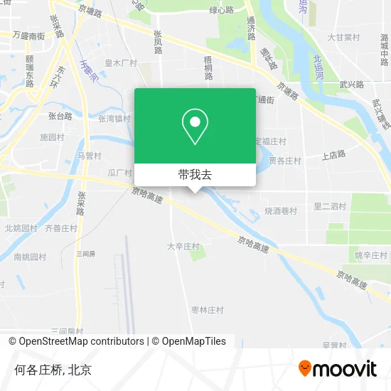 何各庄桥地图