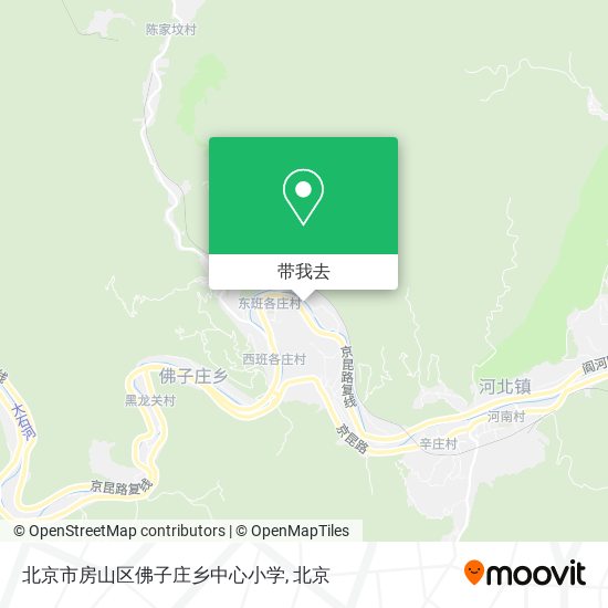 北京市房山区佛子庄乡中心小学地图
