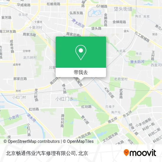 北京畅通伟业汽车修理有限公司地图