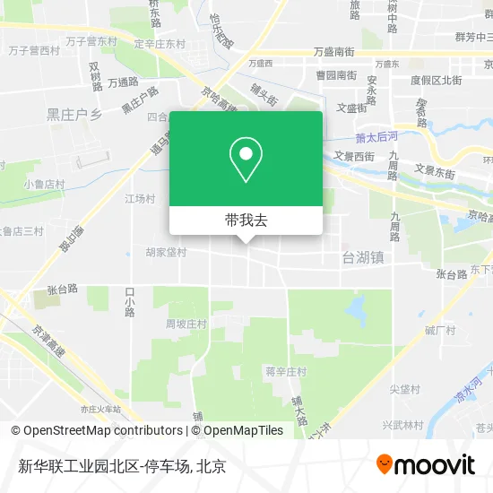 新华联工业园北区-停车场地图