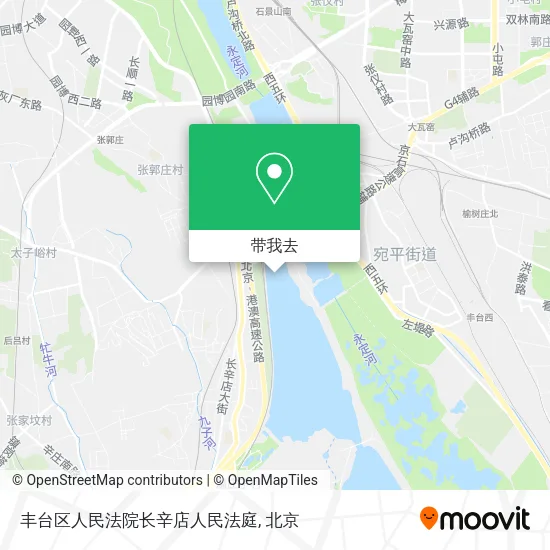 丰台区人民法院长辛店人民法庭地图
